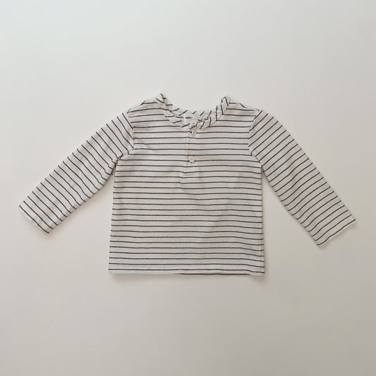 Striped Long Sleeve Shirt (6-9M)