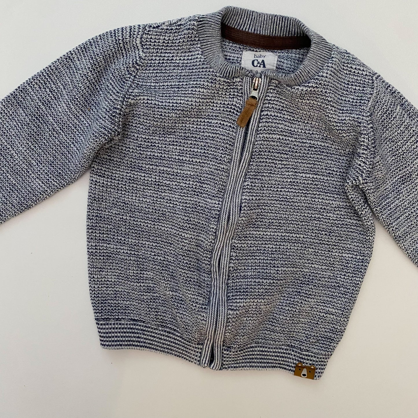 Striped Zip Sweater (9-12M)