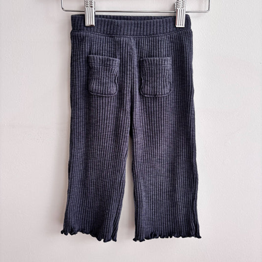 Blue Ribbed Pants (2T)