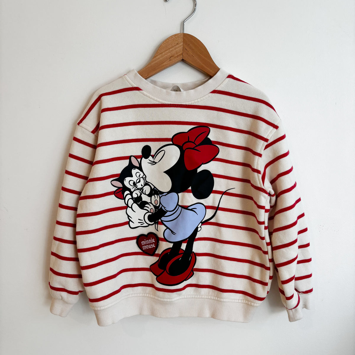 Striped Mouse Character Sweatshirt (4-6Y)