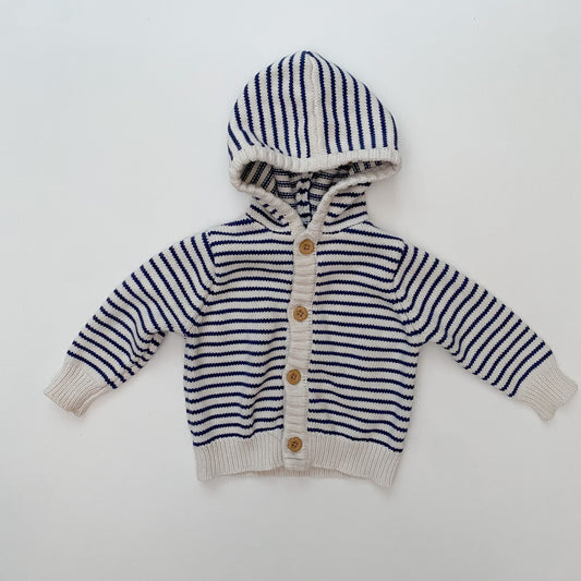 Striped Hoodie Sweater (6-12M)