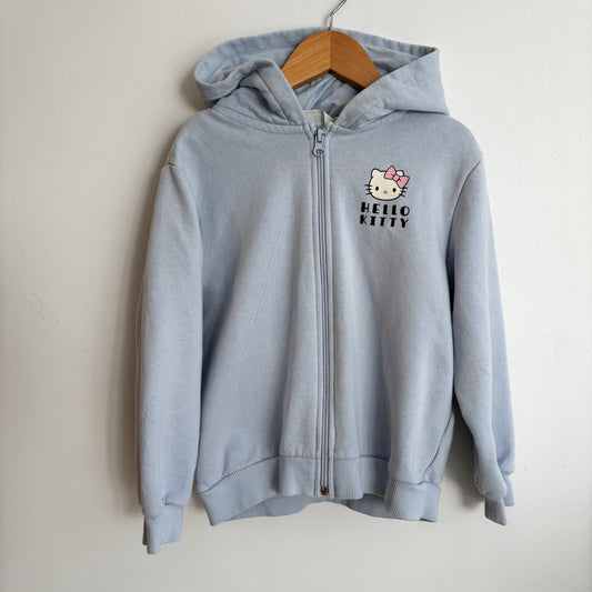 Baby Blue Cat Character Hoodie (4-6Y)