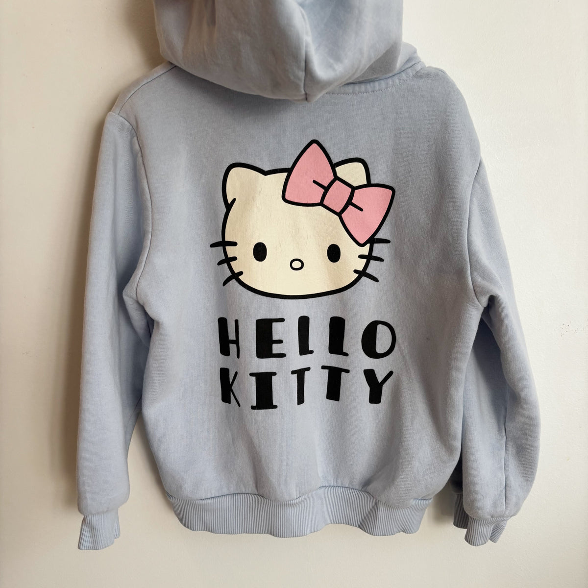 Baby Blue Cat Character Hoodie (4-6Y)