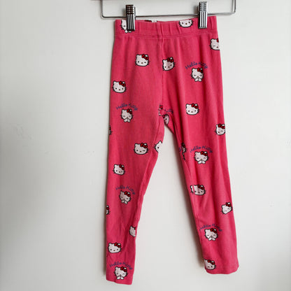 Cat Character Ribbed Leggings (4Y)