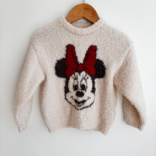 Fuzzy Mouse Character Sweater (2Y)