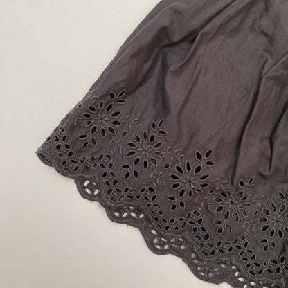 Grey Cotton Skirt (4T)