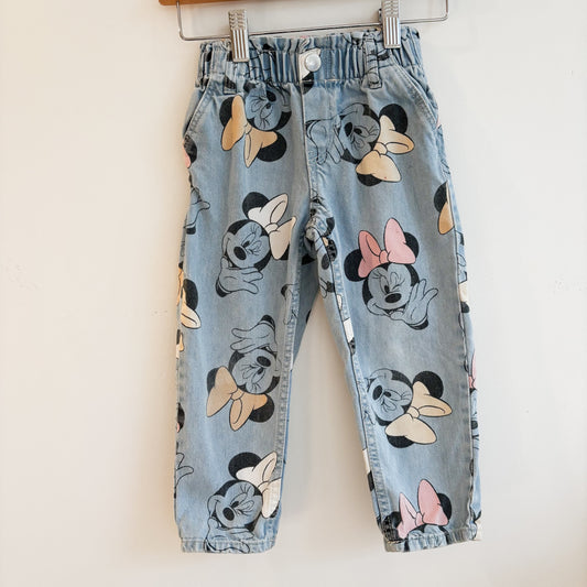 Mouse Paperbag Waist Jeans (2-3Y)