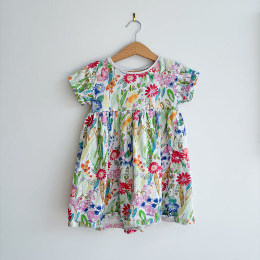 Floral Cotton Dress (4T)