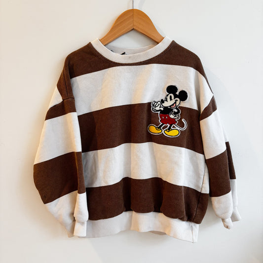 Striped Mouse Character Sweatshirt (6Y)