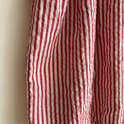 Red + White Striped Dress (4-5Y)