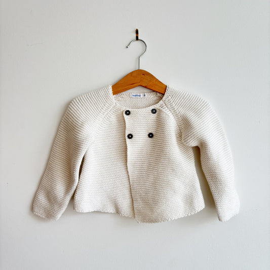 Cotton Cream Sweater (12-18M)