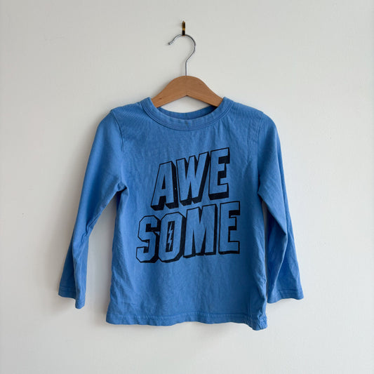 Blue 'Awesome' Long Sleeved Shirt (5Y)