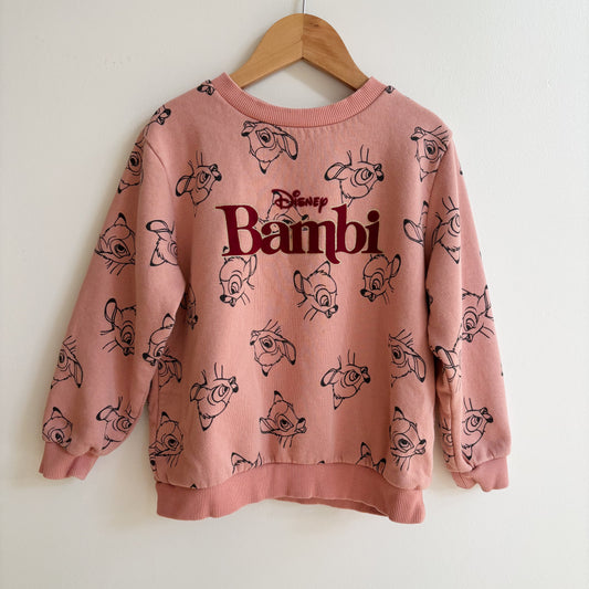 Pink Deer Character Sweatshirt (5T/6Y)