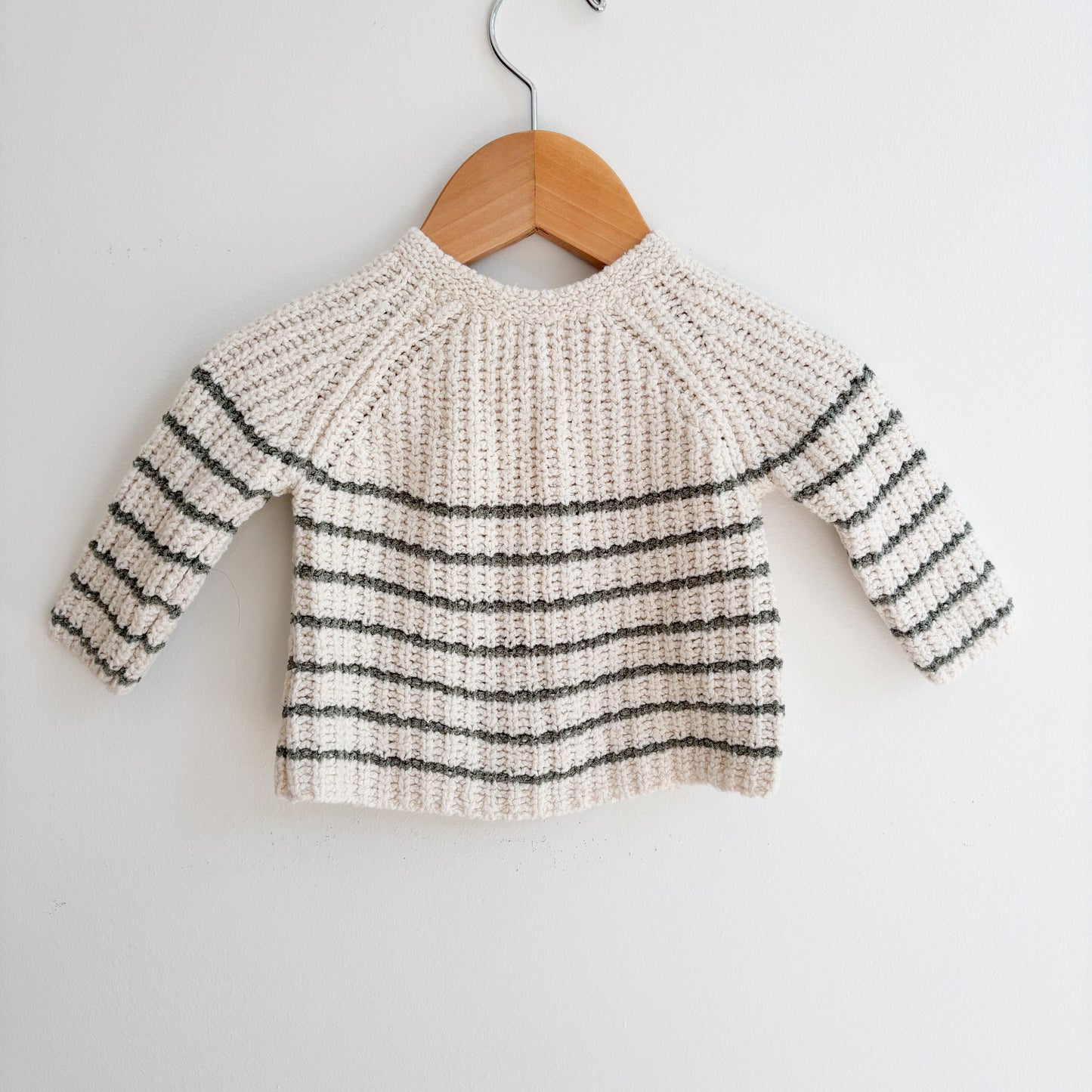 Striped Cotton Sweater (1-3M)