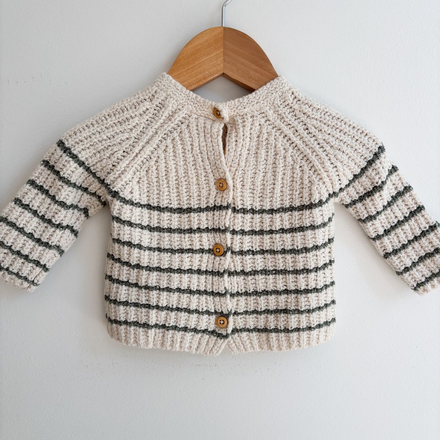 Striped Cotton Sweater (1-3M)