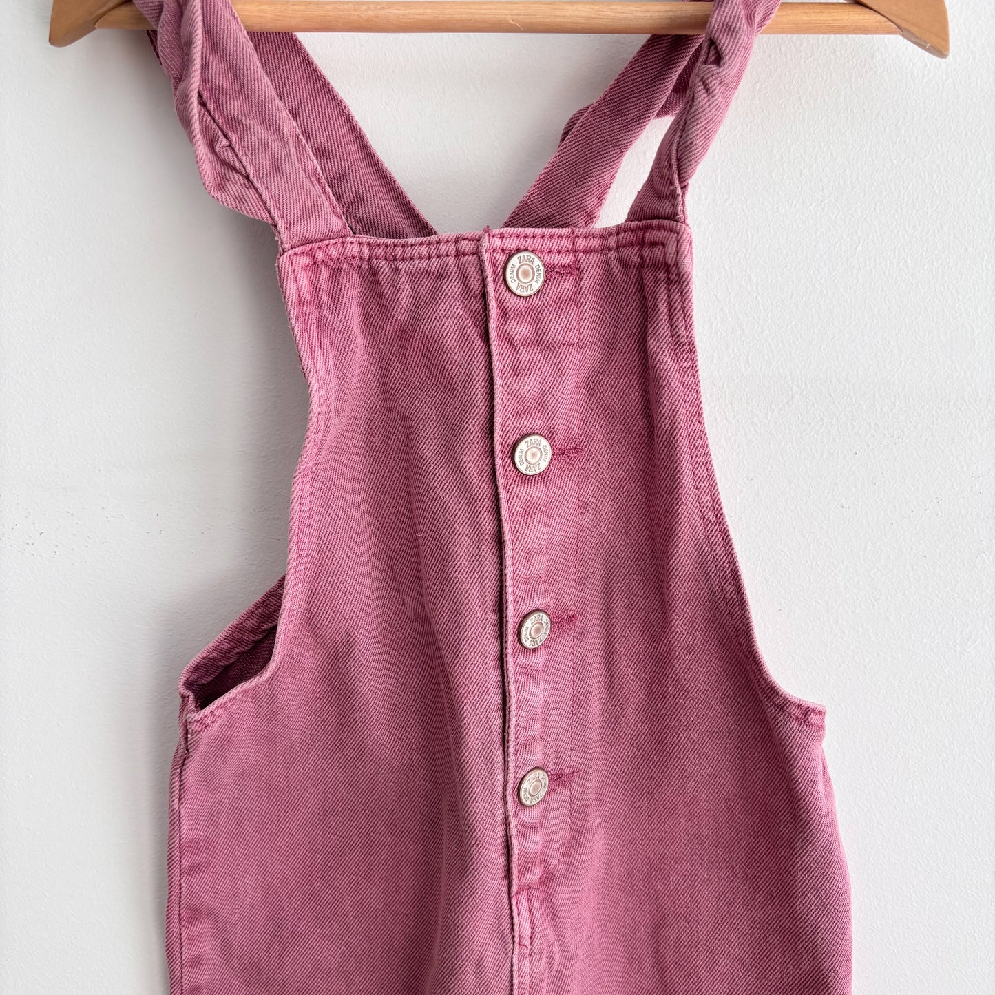 Pinky-Purple Ruffle Overalls (4Y)