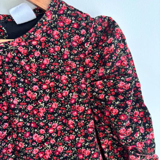 Floral Corduroy Dress (5Y)