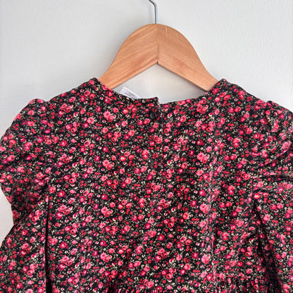 Floral Corduroy Dress (5Y)