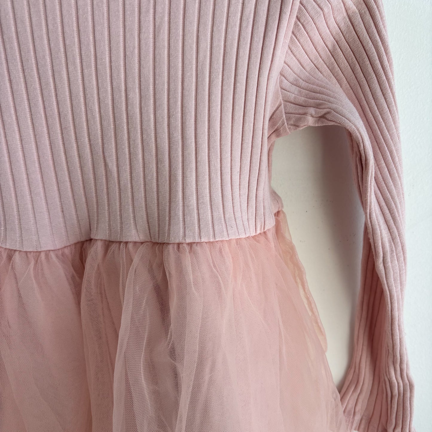 Ribbed Tulle Dress (4-5Y)