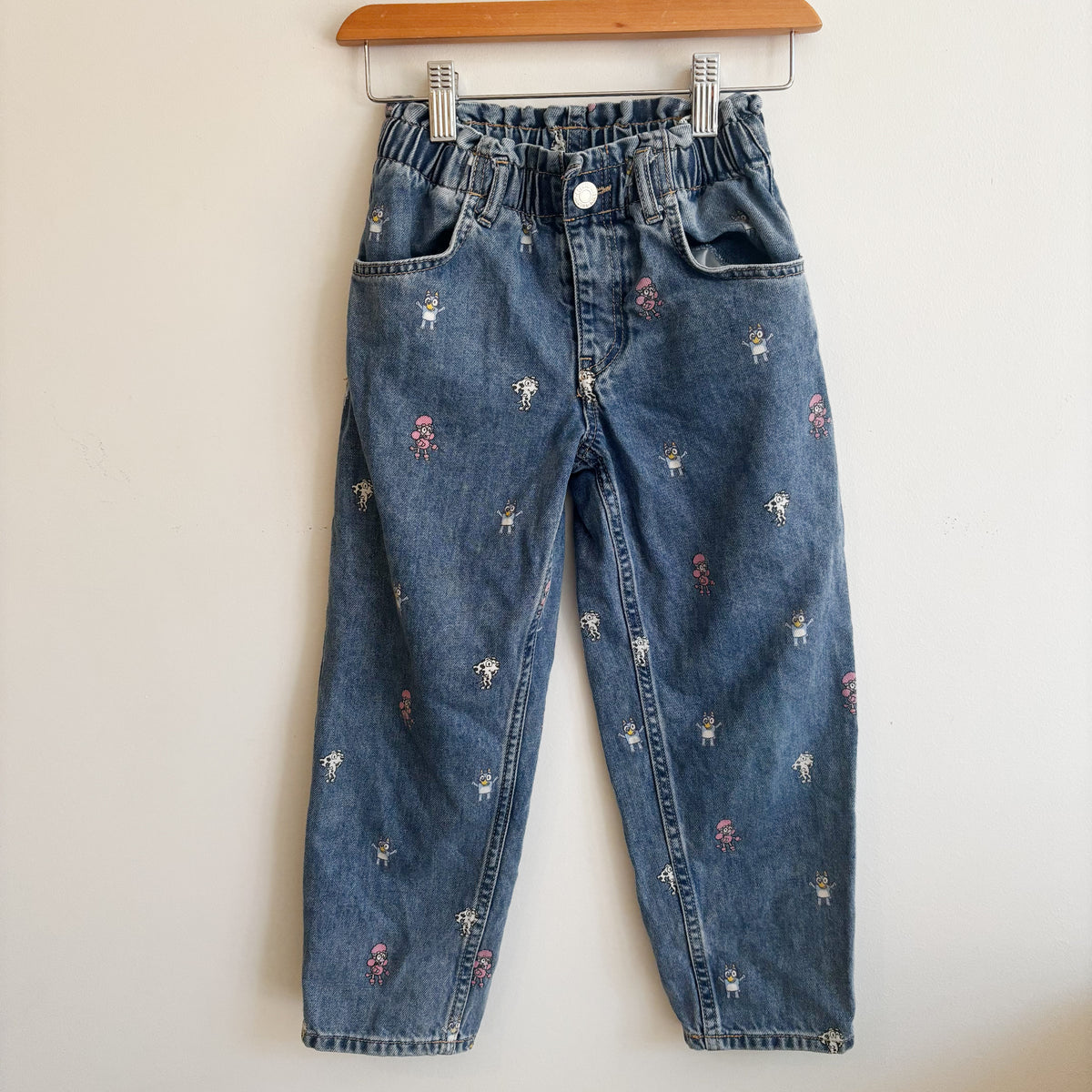 Paperbag Waist Dog Show Jeans (6Y)