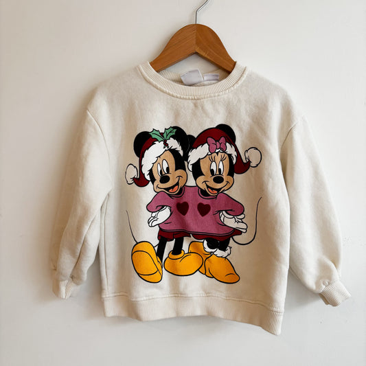 Mouse Character Christmas Sweatshirt (3Y)