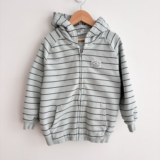 Light Blue Striped Hoodie (4-5Y)
