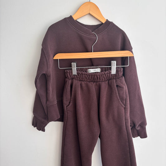 Chocolate Brown Sweatsuit Set (6-7Y)