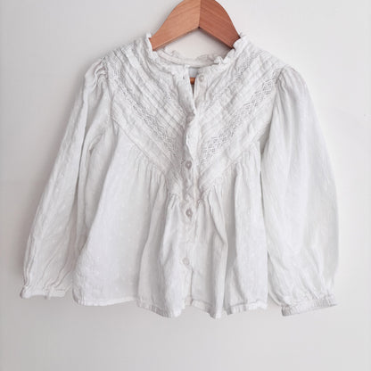 White Lacey Blouse(4T)