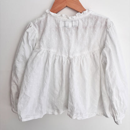 White Lacey Blouse(4T)