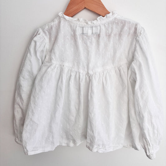 White Lacey Blouse(4T)