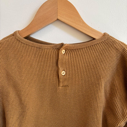 Brown Waffle Shirt  (4T)