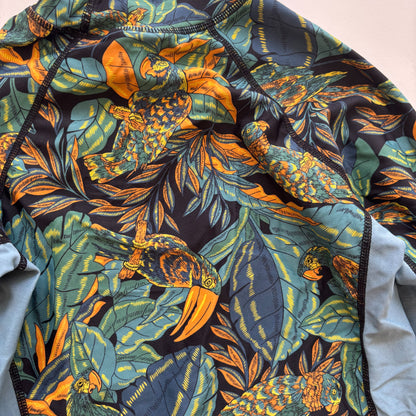 Parrot Print Rash Guard (9-10Y)