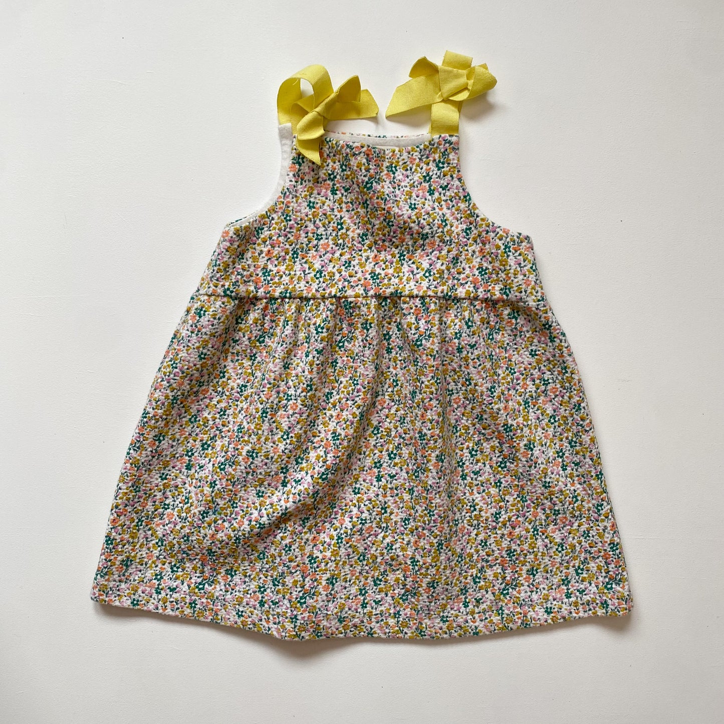 Yellow Floral Dress (18-24M)