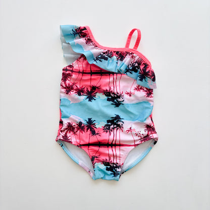 Bright Palm Tree Swim Suit (2T)