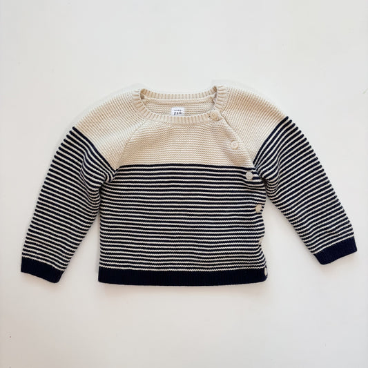 Navy Striped Sweater (18-24M)