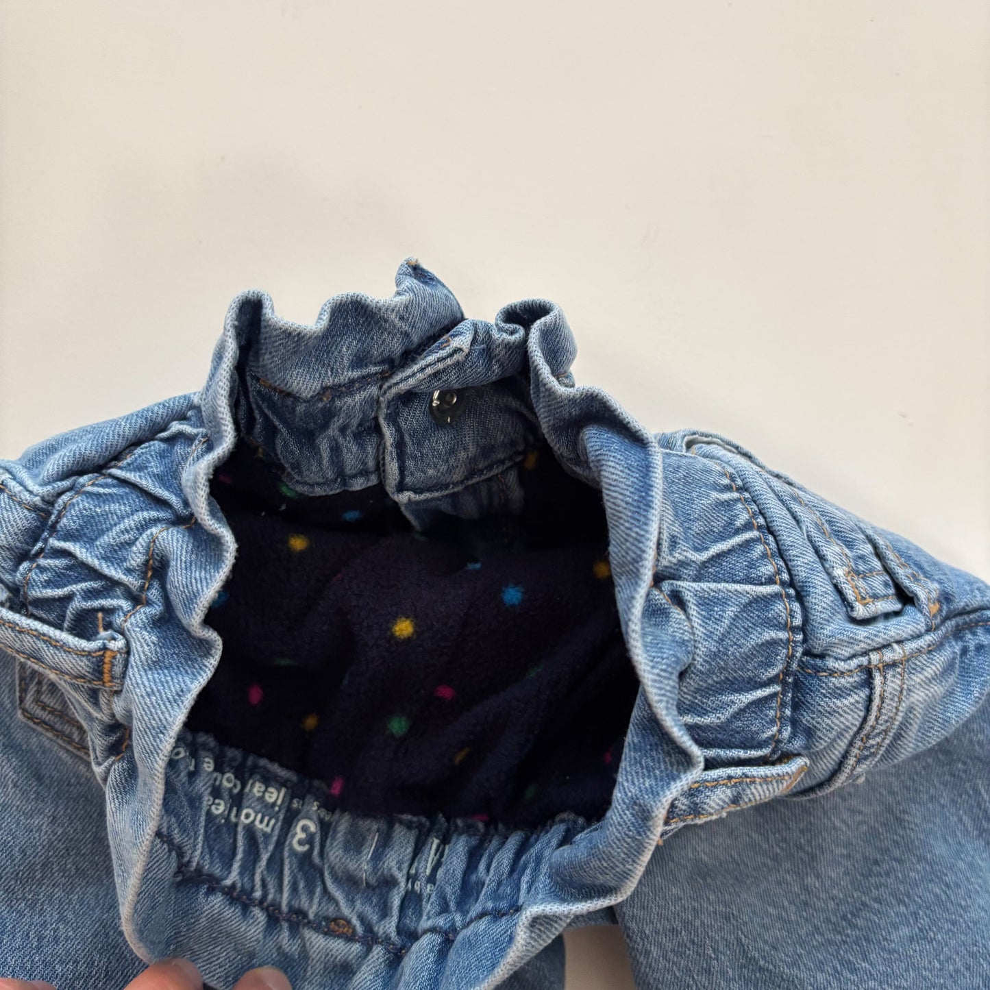 Fleece Lined Blue Jeans (3T)