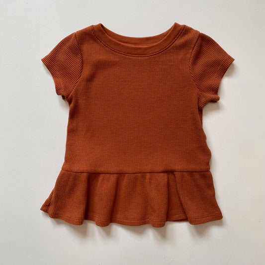 Brown Waffle Tee (2T)