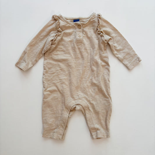 Tan Romper (0-3M)