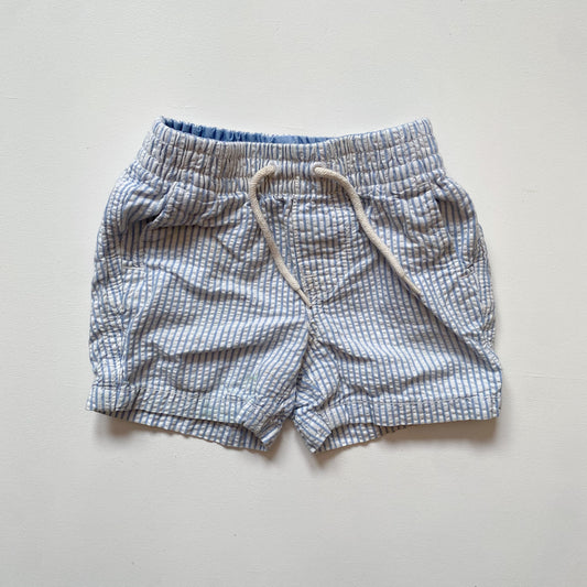 Striped Seersucker Shorts (6-12M)