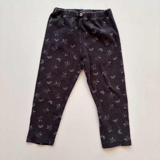 Cherry Ribbed Leggings (2T)