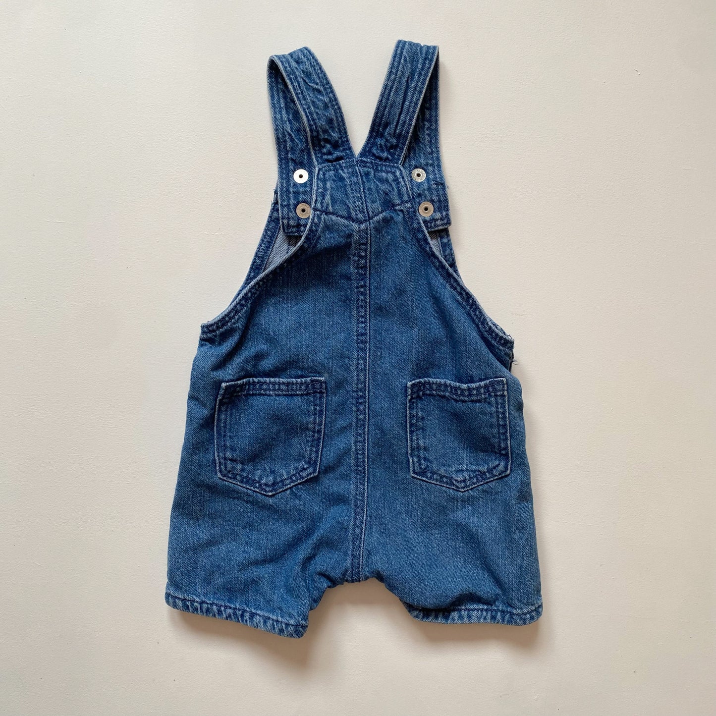 Denim Overall Shorts (3-6M)