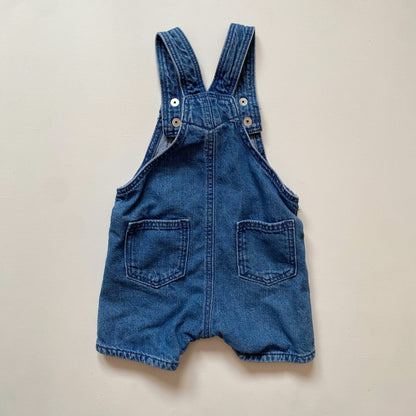 Denim Overall Shorts (3-6M)