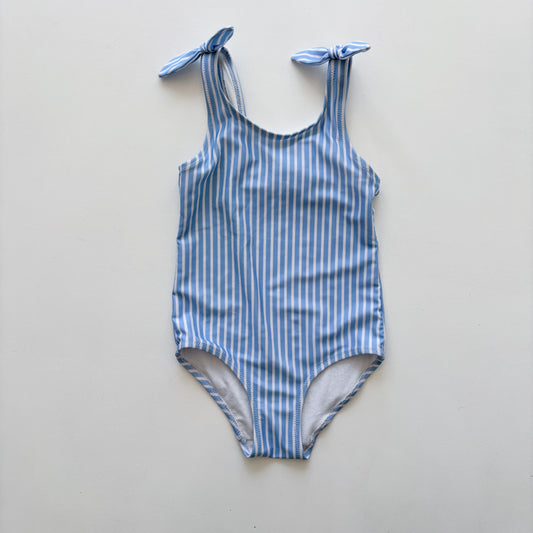 Blue Striped Swim Suit (3T/4T)