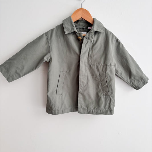 Green Windbreaker/Chore Coat( 2T)
