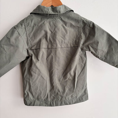 Green Windbreaker/Chore Coat( 2T)