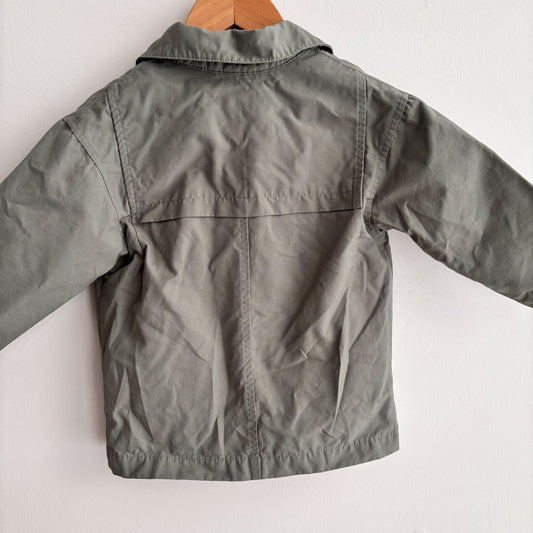 Green Windbreaker/Chore Coat( 2T)