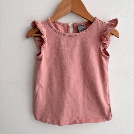 Pink Ruffle Tank (18-24M)
