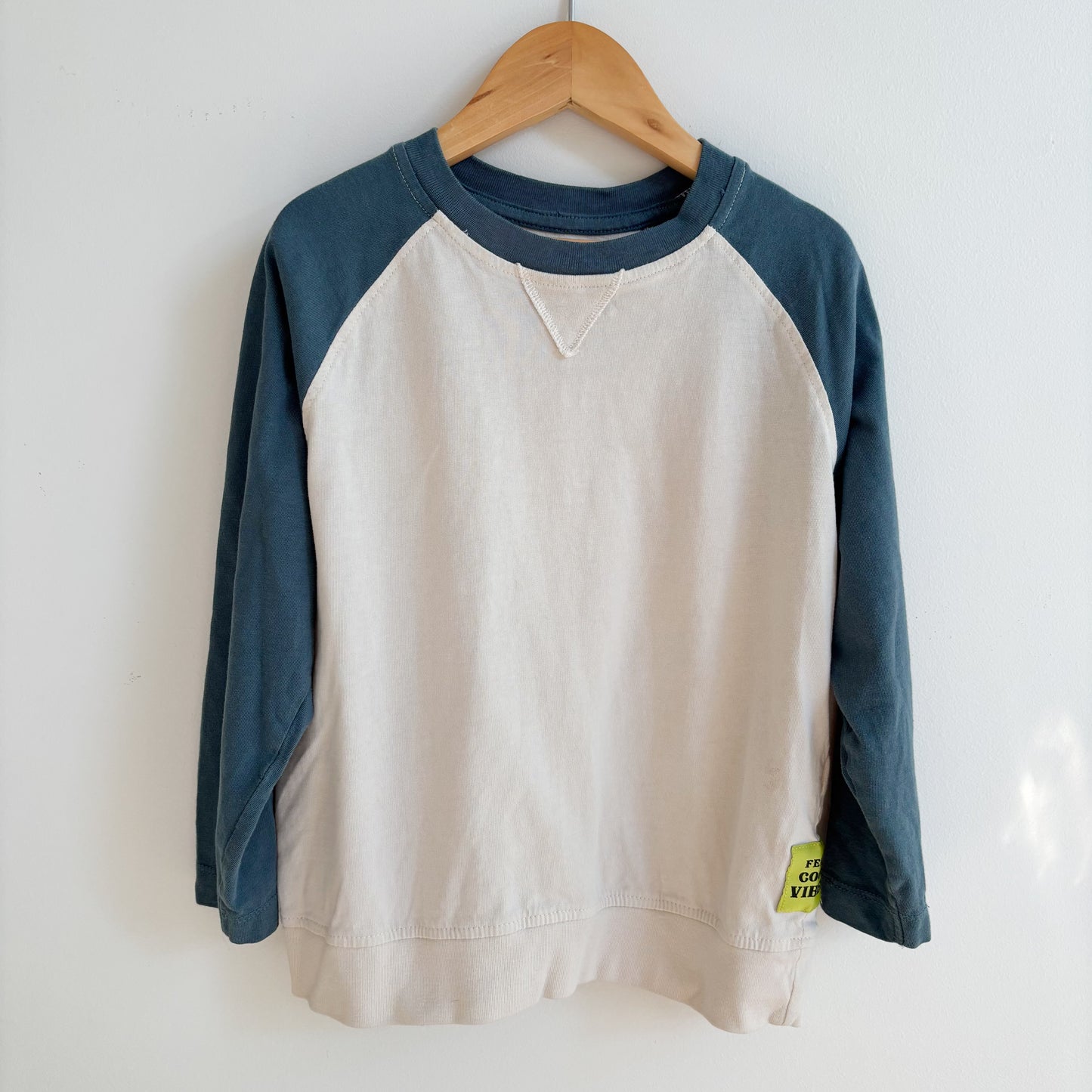 Blue + White Long Sleeve Shirt (6Y)