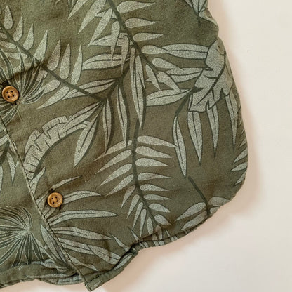 Green Button-Up Shirt (3T)