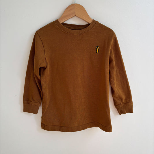Brown Long Sleeve Shirt (4T)